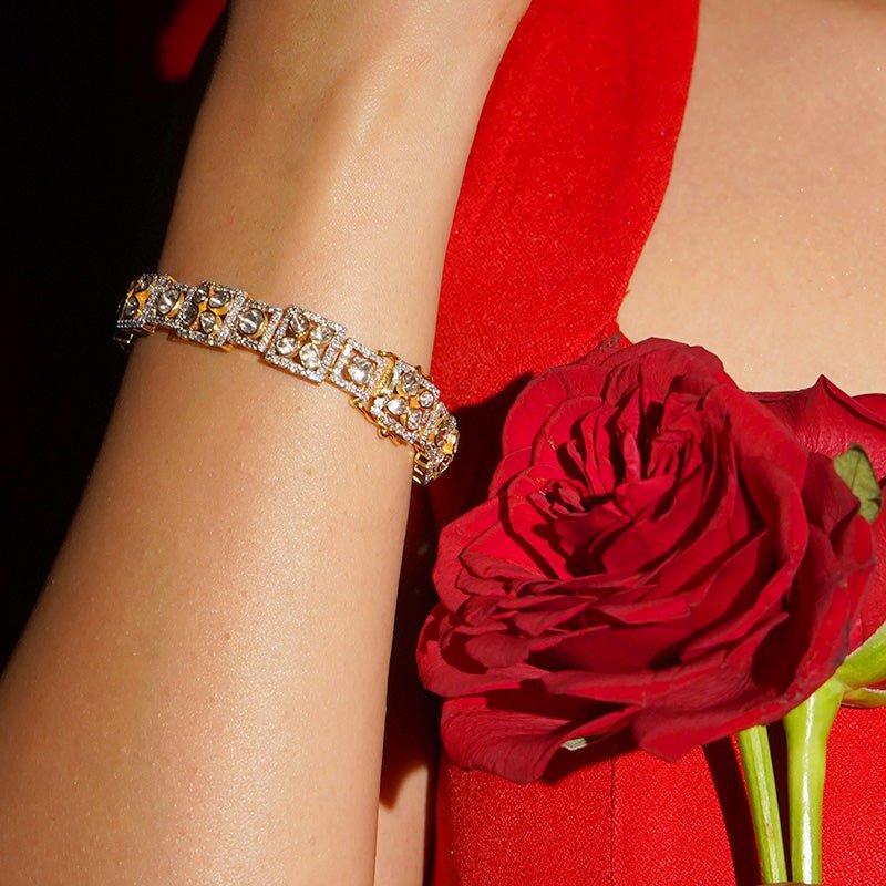 Starlight diamond bracelet with dazzling diamond accents