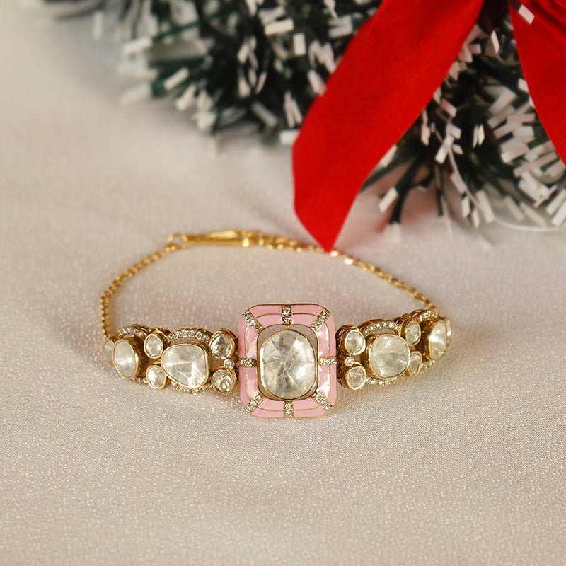 Enamel Radiance bracelet with vibrant enamel and gemstones
