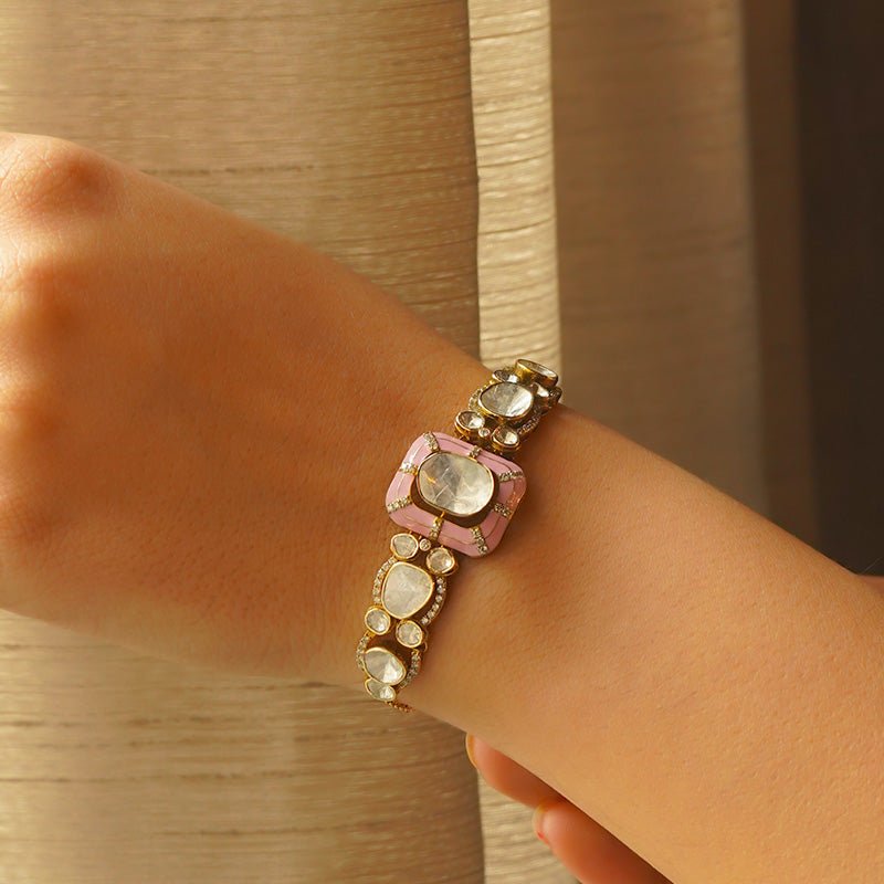 Enamel Radiance bracelet with vibrant enamel and gemstones