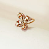 Dusky Fleur Polki Rings