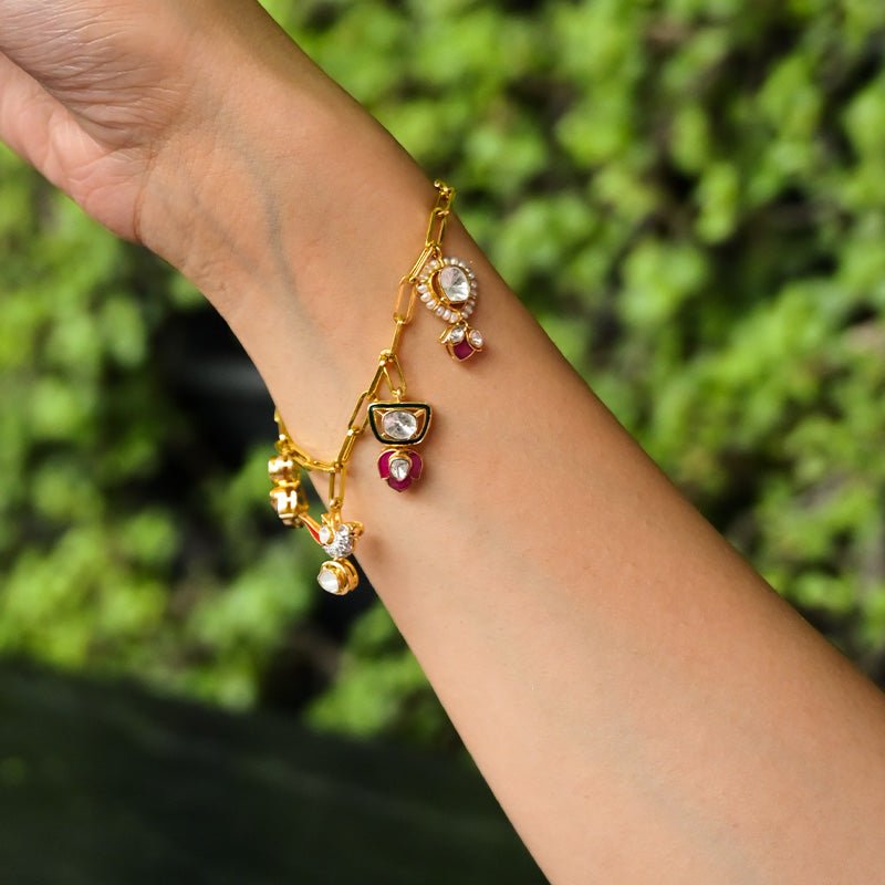 Whimsy in Bloom bracelet with floral-inspired design