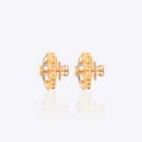 Inflorescence Polki Diamond Earrings
