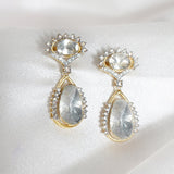 Jazzy Gardenia Diamond Polki Earrings