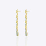14K gold Noorline Polki dangler earrings.