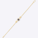 Evil Eye Halo Bracelet