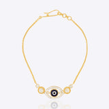 Evil Eye Halo Bracelet