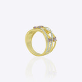 Crossline Polki Ring