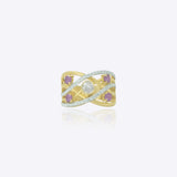 Crossline Polki Ring