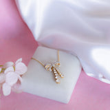 Curved Cascade Necklace