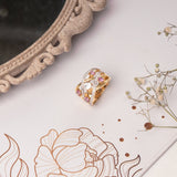 Crossline Polki Ring