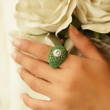 Diamond Dream Emerald Ring