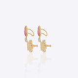 Tulip Jacket Earrings