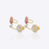 Tulip Jacket Earrings