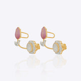 Tulip Jacket Earrings
