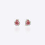 14k gold jacket earrings with Polki and diamonds, wearable as studs or full jackets.