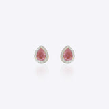 14k gold jacket earrings with Polki and diamonds, wearable as studs or full jackets.