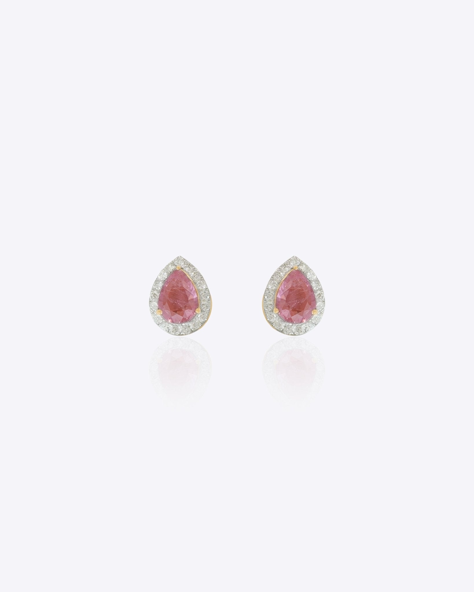 14k gold jacket earrings with Polki and diamonds, wearable as studs or full jackets.