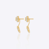 Blossom Arc Stud Earrings