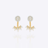 Blossom Arc Stud Earrings