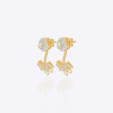 Blossom Arc Stud Earrings