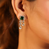 Stella Colour Stone Polki Diamond Earrings