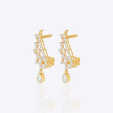 Midnight Spikes Earcuffs