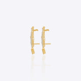 Midnight Spikes Earcuffs
