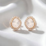 Delicate Polki Diamond Studs