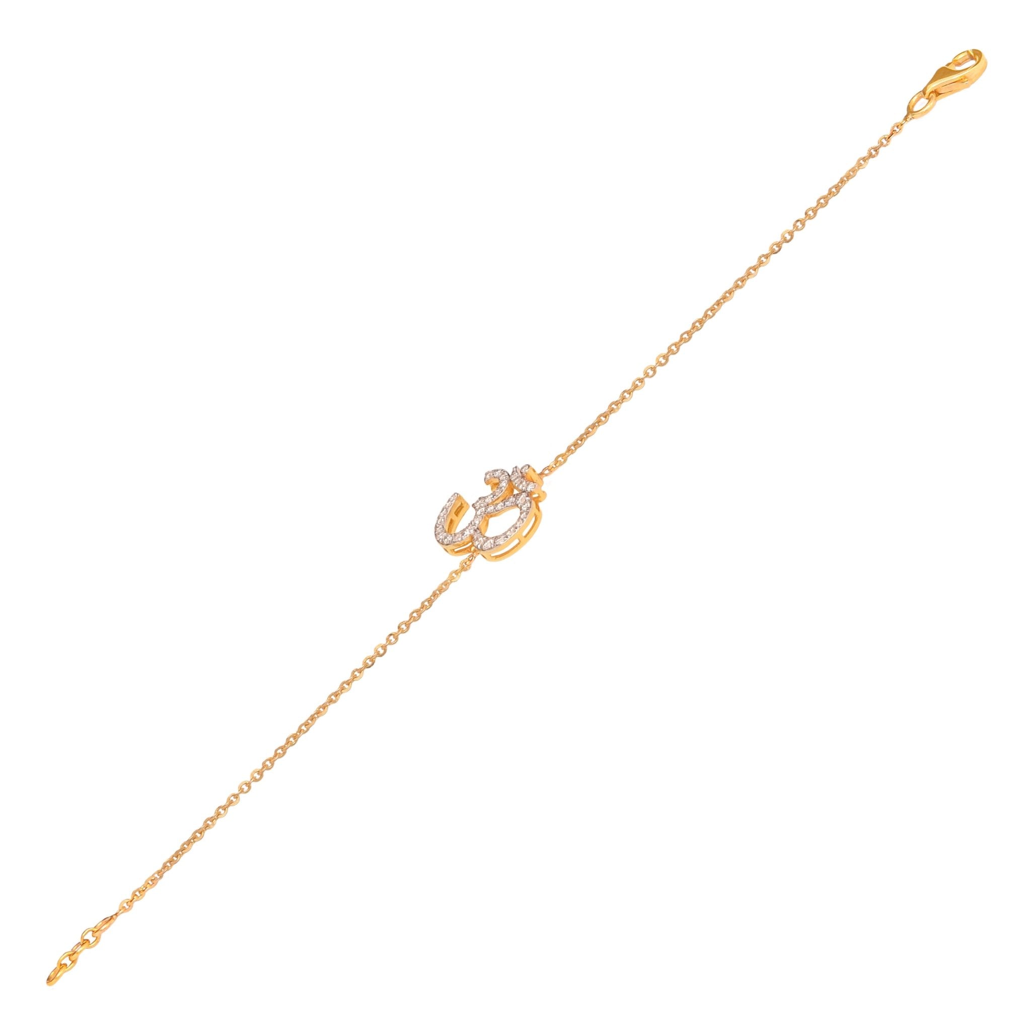 Veer Polki diamond bracelet with bold uncut diamond design