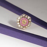 Hexa Bloom Polki Ring