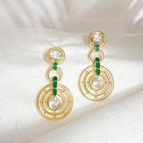 Gardenia Polki Diamond Earrings