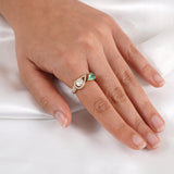 Sage Twist Ring