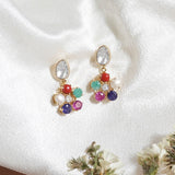 Camellia Polki Diamond Earrings