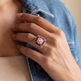 Sangria Polki Ring