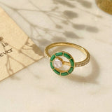 Polki Orbit Ring