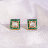 Femme Fatale Diamond Polki Studs