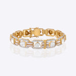 14k gold Polki diamond Noor Eternity Bangle with handcrafted heritage-inspired design.