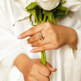 Twin Leaf ring