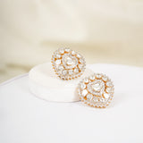 Perennial Diamond Heart Earrings with Heart-shaped elegent design 