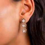Tric of Charms Polki Diamond Earrings