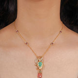 Peacock Perch Necklace