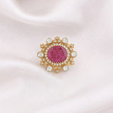 Blush Halo Ring