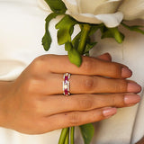 Blush Glow Band Ring