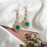 Iris Polki Diamond Earrings