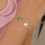 Swan Symphony Bangle
