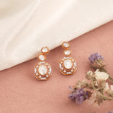 Charm-Me Dangle Polki Diamond Earrings