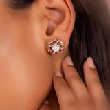 Nora Polki Diamond Earrings