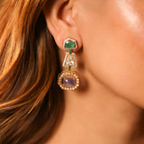 Gems Talk Polki Diamond Earrings