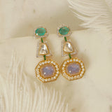 Gems Talk Polki Diamond Earrings