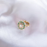 Moonflower Polki Ring